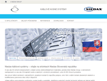 Tablet Screenshot of niedax.sk